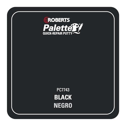 Roberts Palette Quick-Repair Putty for Wood, Laminate & Vinyl - Black - color: Black