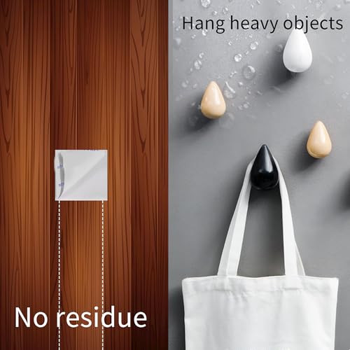 100 Pcs Double Sided Foam Tape Heavy Duty Mounting Tape, Waterproof,Removable,Sticky Pad for Car, Home, Office Decor,26 x 26 x 2mm, (White Square)