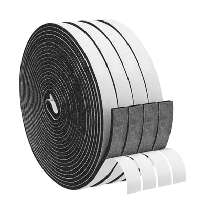 DGSL Foam Insulation Tape, 1/2In x 1/8In x66Ft Weather Stripping Door Seal Strip for Doors and Windows,Sliding Door, Soundproofing Door Seal,Weatherstrip,Air Conditioning Seal Strip - size: 1/2In x 1/8In x66Ft