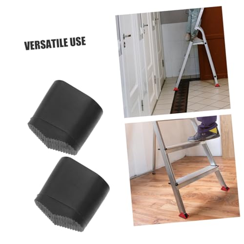 2pcs Non Slip Ladder Mats Stair Treads for Indoor Ladders Slip Pad Rubber Bumpers for Safety