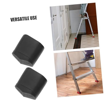 2pcs Non Slip Ladder Mats Stair Treads for Indoor Ladders Slip Pad Rubber Bumpers for Safety