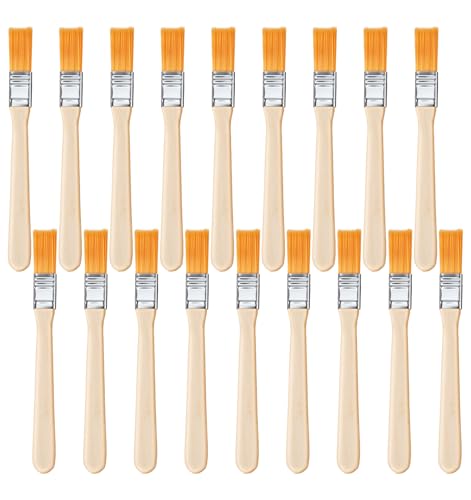 18 Pcs Small Wall Paint Brush, Small Paint Brushes for Touch Up with Wooden Handle & Soft Bristle for Painting Walls, Touch Up, Cabinets, Fences, Edge Painting