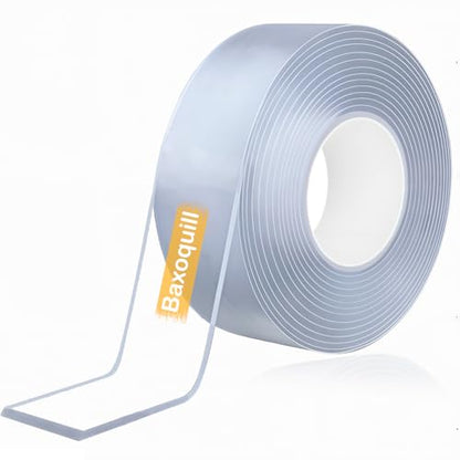 Double Sided Tape 3m x 3cm x 2mm, Heavy Duty Waterproof No Residue Nano Mounting Adhesive High Viscosity Tape for Office Outdoor Indoor Car Walls Pictures