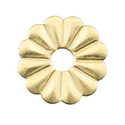 Geesatis 6 Pcs Brass Ring Pulls Handles,Antique Pulls Cabinet Knobs,Drawer pulls Closet Cupboard Door Decorative Handles - style: C