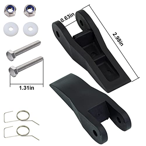 29-1 Flipper Replacement Kit for Werner Lock Replacement Kit for Werner/Louisville/Keller Aluminum & Fiberglass Extension Ladders Parts，Extension Ladder Parts - color: Black