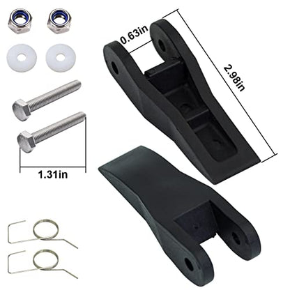 29-1 Flipper Replacement Kit for Werner Lock Replacement Kit for Werner/Louisville/Keller Aluminum & Fiberglass Extension Ladders Parts，Extension Ladder Parts - color: Black