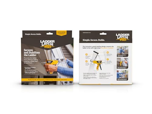 Ladder Safety Device - Lightweight, Installs in Seconds with One Hand