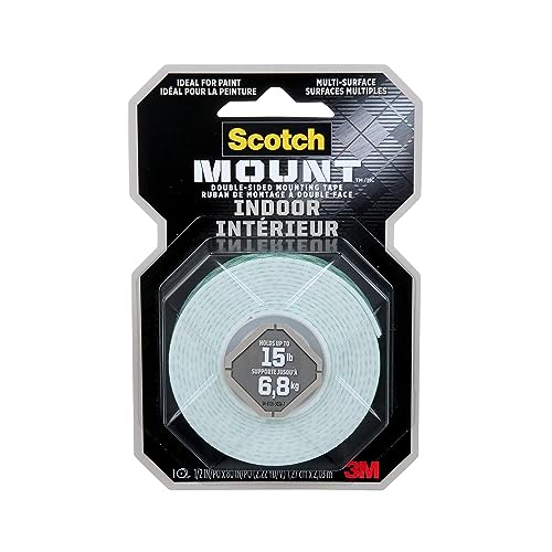 Scotch-Mount Indoor Double-Sided Mounting Tape 110H,12 in x 80 in