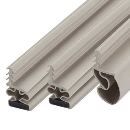 M-D Building Products 01610 Beige Vinyl with Magnetic Strip Top and Sides Door Seal Kit for Steel Doors - color: Beige