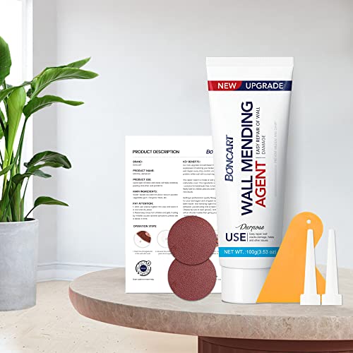Drywall Repair Kit,2 Pack Wall Mending Agent,Wall Spackle with Scraper, Wall Surface Hole Fill Quick and Easy Solution - style: 2Pack
