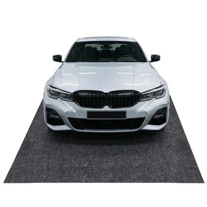 Garage Floor Protection Mat (6' x 8') Suitable for garages, it Prevents Slipping on the Bottom of Cars, Prevents Oil spillage, is Waterproof, Stain-Resistant, and Protects the Floor Surface. - size: 6' x 8'