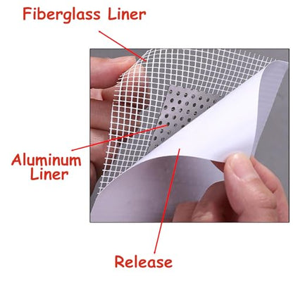 3 Pieces 7.87 Inch Drywall Repair Patch,Drywall Repair Patch Self Adhesive Drywall Patch and Fiberglass Repair Kit,Heavy Duty Dry Wall Hole Repair Patch for Drywall Plasterboard,Plaster Dent Repair