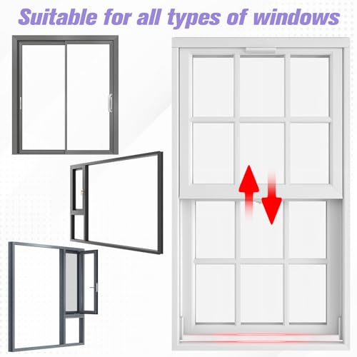 3Pcs 196" Door Insulation White Weather Strip Window Seal Weather Seal Window Gap Filler Stripping for Winter Insulation Foam Self Adhesive Door Gap Filler Noise Blocker Draft Stopper, Wedge