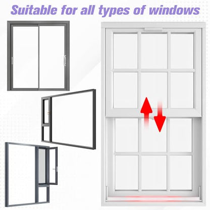 3Pcs 196" Door Insulation White Weather Strip Window Seal Weather Seal Window Gap Filler Stripping for Winter Insulation Foam Self Adhesive Door Gap Filler Noise Blocker Draft Stopper, Wedge