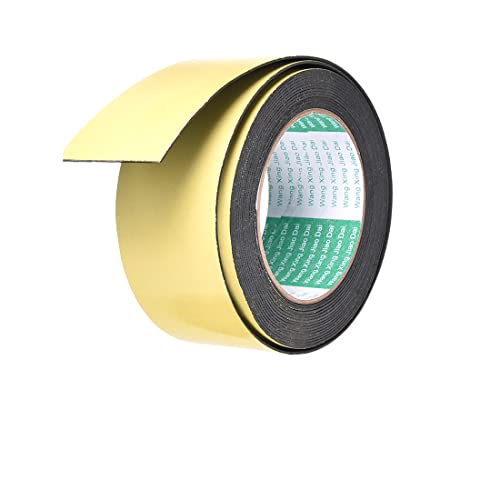 uxcell Sealing Foam Tape 50mm Wide 1mm Thick 5m/16.4ft Long, Self Adhesive Weather Strip for Window Door Insulation - size: 50mmx1mmx5m