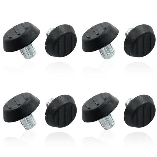 8 Pcs Black M8 x 11mm Modern Furniture Lvelers, Levelling Feet for Patio & Indoor Use - size: M8 x 11mm
