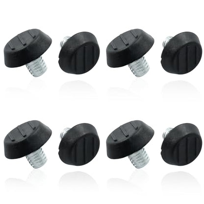 8 Pcs Black M8 x 11mm Modern Furniture Lvelers, Levelling Feet for Patio & Indoor Use - size: M8 x 11mm