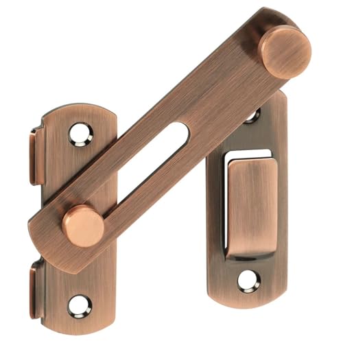 Alise 4 inch Flip Latch Gate Latches, Safety Door Lock for Barn Wood Fence Sliding French Doors,Heavy Duty SUS304 Stainless Steel Gate Hardware Red Bronze MS9500-R - color: Red Bronze, size: 4 Inch