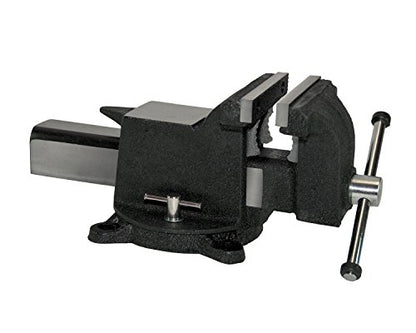 Yost Vises 906-AS 6" Heavy Duty Steel Bench Vise, Black - size: 6", style: Heavy Duty