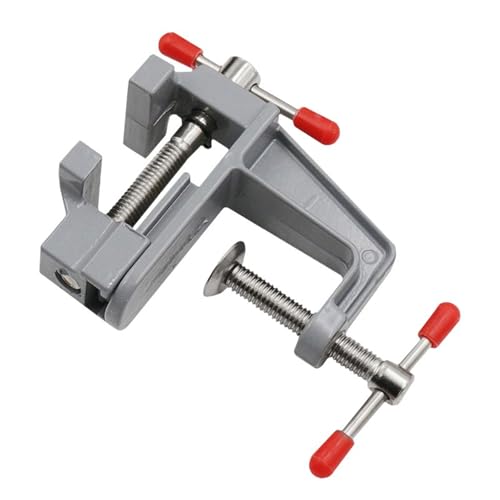 Multi-functional Aluminum Alloy Bench Vise, DIY Jewelry Electronics Workbench Mini Clamp, Manual Hand Tool, Metal Construction