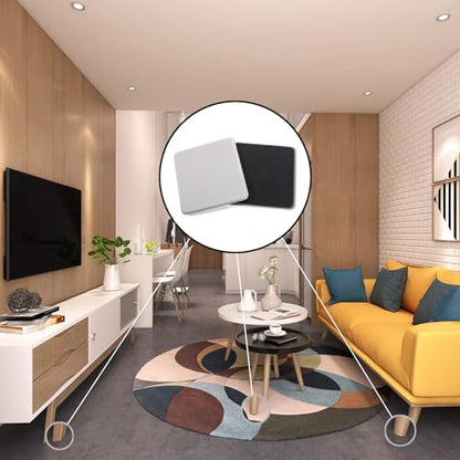4pcs 5" Reusable Large Furniture Sliders for Carpet, Square Large Carpet Furniture Moving Pads, Heavy-Duty Furniture Movers Sliders Moving Furniture Sliders Easily Move - size: 4 Pcs 5" Large Square Reusable