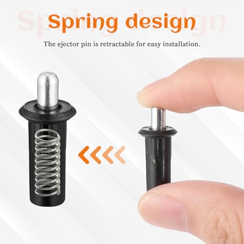 8 Pieces Spring Door Pin Cabinet Door Repair Pins Damper Replacement Repair Pins Plastic Shutter Loaded Furniture Fittings Connector Spring Parts