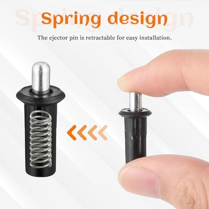 8 Pieces Spring Door Pin Cabinet Door Repair Pins Damper Replacement Repair Pins Plastic Shutter Loaded Furniture Fittings Connector Spring Parts