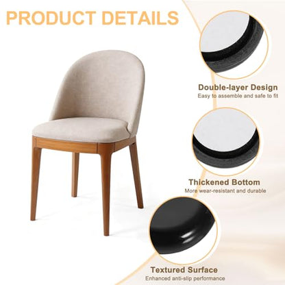 uxcell 24Pcs Plastic Furniture Sliders 1.5" Self-Adhesive Round Furniture Leg Protectors, Table Chairs Foot Cups Sliders Reusable Furnishing Movers for Hardwood Floors Tile Laminate - size: 1.5"