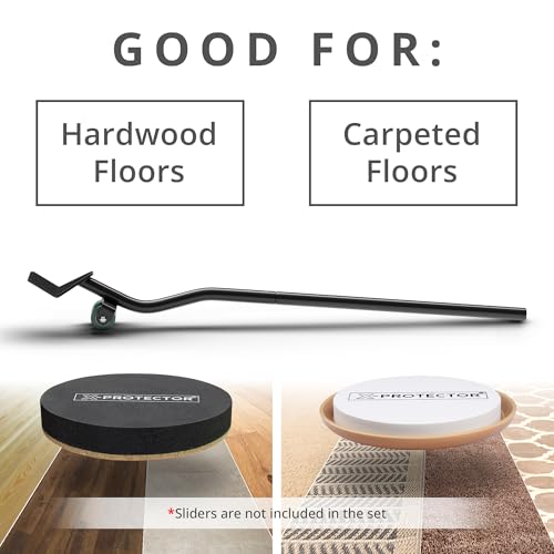 X-Protector Furniture Lifter Tool - Premium Furniture Jack Lifting Tool to Lift Furniture Easily - Appliance Lifter with 4.3" Adjustable Height - Ideal Jack to Lift Furniture Easily with No Effort