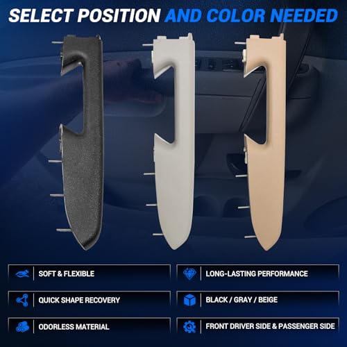 Front Left Driver & Right Passenger Side Armrest Repair Kit Fit for Chevy Silverado & GMC Sierra 1500 2010-2013, Silverado & GMC Sierra 2500HD 3500HD 2010-2014, Gray - color: Gray, size: Front Driver & Passenger Side