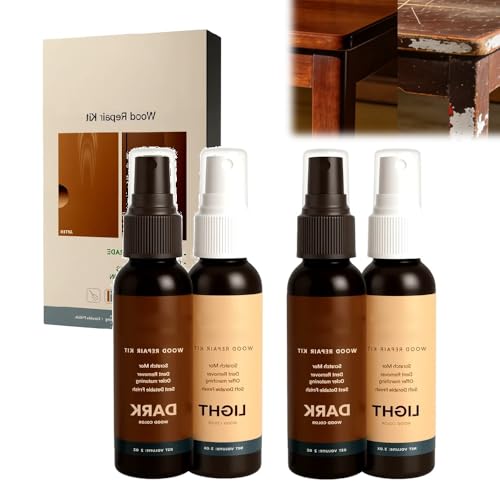 Wood Repair Kit,Professional Wood Floor Scratch Repair,Wood Furniture Repair,Restores Wood Scratch,Covers Nicks,Hides Minor Defects,Restore a Finish for Wood (2 PCS) - color: 2 Pcs
