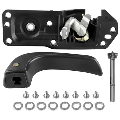 Interior Door Handle Kit Front Left Drivers Side for 2007-2014 Chevy Silverado 1500 2500 3500 Tahoe Suburban Avalanche GMC Sierra Yukon Yukon XL Escalade,Replace OE# 20833606 80374 20871488 - color: Front Left Drive Side