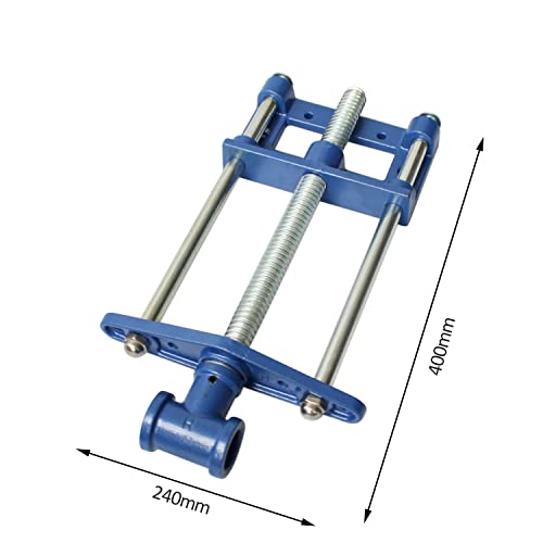 HFS(R) 10.5 Inch Heavy Duty Front Screw Woodworking Bench Vise for Workbench, Chrome Plating Leg Vise Hardware - size: 10.5"