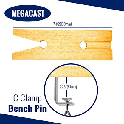 V-Slot C-Clamp Bench Pin Clamp Mount On Table Workbench Jewelers Tool
