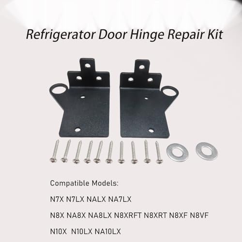 RV Refrigerator Door Hinge Repair Kit Fit for Norcold Polar Series Frame Not Part#634166