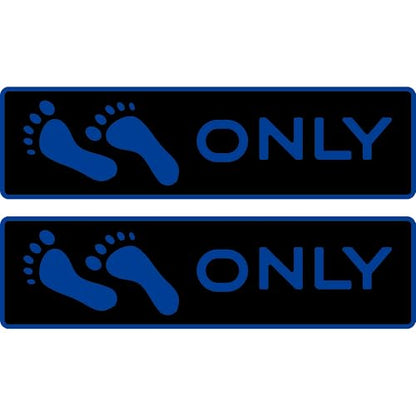 Naked Feet Only 3.5" x 12" Step Pads Non-Slip EVA Foam Step Pad for Boat Gunwales & Ladders, 6mm Brushed Marine Grade Anti-Skid Adhesive Pads (Pair) SeaDek Technology - Black/Bimini Blue - color: Black Over Bimini Blue, size: Step Pad