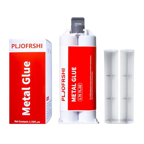 Metal Glue, Heavy Duty 2 Part Epoxy Weld Adhesive, High Strength Waterproof Repair Glue for Metal, Plastic, Ceramic, Fiberglass, Glass, Wood, Automotive, Plumbing, Construction Projects(1.76oz) - size: metal glue 1PCS
