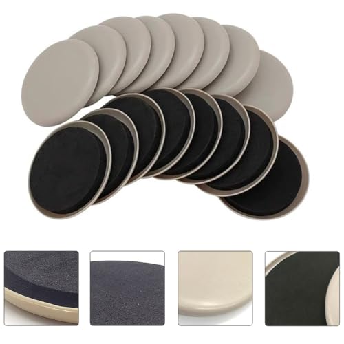 ULTECHNOVO 16pcs Heavy Duty Furniture Leg Sliders Floor Protectors for Moving Heavy Furniture on Carpet and Hard Floors 3.5-inch
