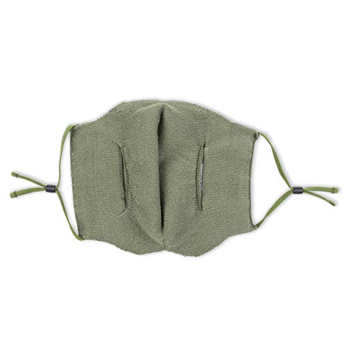 Wembley Adjustable and Washable Face Mask for Adults and Kids - color: Olive, size: 1 Count (Pack of 1)