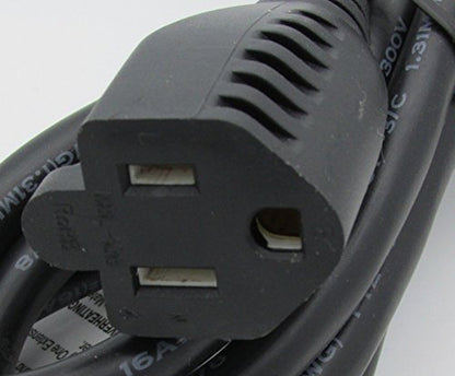 RiteAV - 15 Feet Power Extension Cord (Indoor & Outdoor Rated) - size: 15FT - 1 Unit