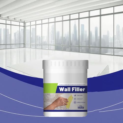 Waterproof Resistant Wall Repair Paste, Spackle Wall Repair, Spackle for Drywall, for Holes, Cracks, and Chips (Waterproof Resistant Wall Repair Paste, Gram, 500)