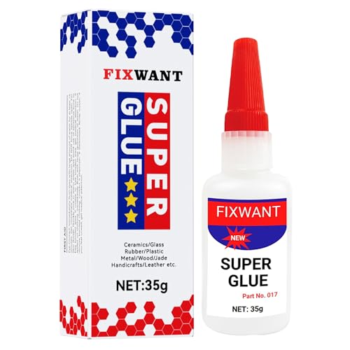 Uniglue Universal Super Glue, Welding High-Strength Oily Glue, Mighty Instant Glue, for Fast Repair and Curing Resin Ceramic Metal Glass,Plastics, Jade Etc. (35g) (1)