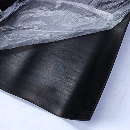 jxgzyy Solid Rubber Sheet Roll 118"x40"x1/8" (0.125") Heavy Duty Rubber Flooring Roll Workbench Mat Neoprene Rubber Sheet for Workshop Garage Gym