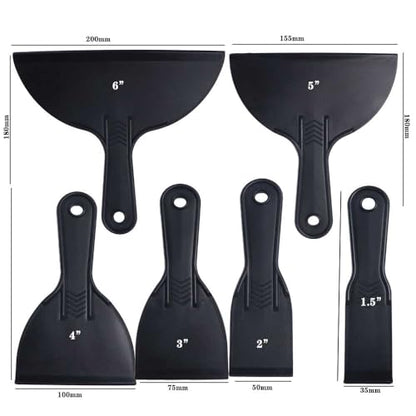 generic Plastic Putty Knife,Putty Scraper,Flexible Paint Scraper,For Repairing,Removing Wallpaper,Plaster Scraping,Spackling,Patching(1.5inch)