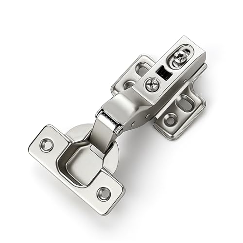 HOME EDIT 1 Pairs 2 Pack European Insert Soft Close Cabinet Hinges Concealed Kitchen Cabinet Hinges Heavy-Duty Frameless Adjustable for Cupboard Hardware - size: Insert