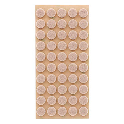 Furniture Felt Pads 3/8" (10mm) Diameter Round 3M Self Adhesive Protects Kitchen Cabinets, Drawers, Desks and Furniture Against Bumps and Scratches 100 Pack - Linen (Light Beige) - color: Linen 100 Pack