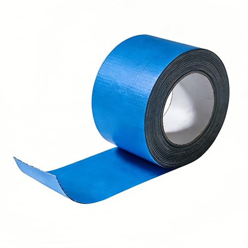 Waterproof Sealant Tape Self Adhesive Rubberized Asphalt Tape for RV Roof Metal Roof Corrugated Roof Leak Repair UV Resistant Heavy Duty Waterproofing Membrane(Blue, 3.94in*196.85in) - color: Blue, size: 3.94in*196.85in