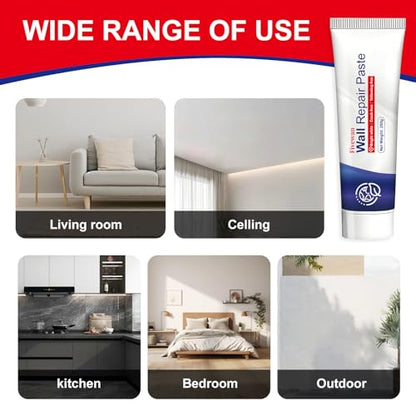 Drywall Repair Kit, Fivewan Wall Patch Repair Kit, Wall Mending Agent with Scraper, Simple Filling of Wall Holes＆Efficient Crack Repair