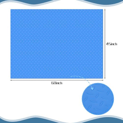 45x60 inches Swimming Pool Ladder Mat Protective Swimming Pool Step Pad for Above Ground Swimming Pool Ladder Pad Vinyl Non-Slip Pool Liner - size: 45x60 inches