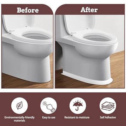 Mokani Caulk Tape Waterproof Self Adhesive, 3 Rolls White Caulking Sealant Strip for Kitchen, Countertop, Bathroom, Bathtub, Toilet Base, Floor Wall Edge Protector with Sealing Tool (1.5" x 10.5Ft) - style: 3 Rolls